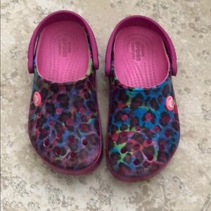 Little girl crocs